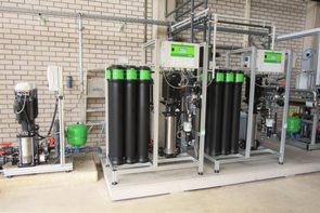 Demiwater behandelingsinstallatie ziekenhuis